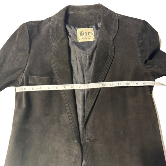 Rare Vintage Bart by Sibylle Lyn Black Suede Jacket – M/L – Made in Canada - Picture 10 of 15